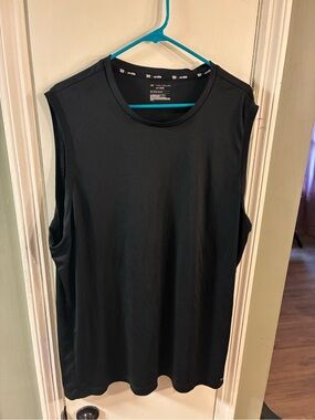 Men’s 3XLT Tek Gear Dry Tek Sleeveless Muscle Tank Shirt Black